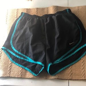 Black and blue bike shorts